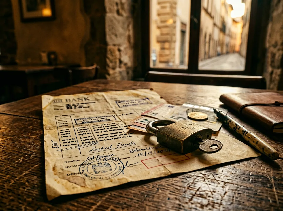 Банковская выписка с заморозкой залога — деньги заблокированы